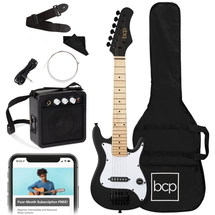 Best Choice Products 30in Kids Electric Guitar Beginner Starter Kit