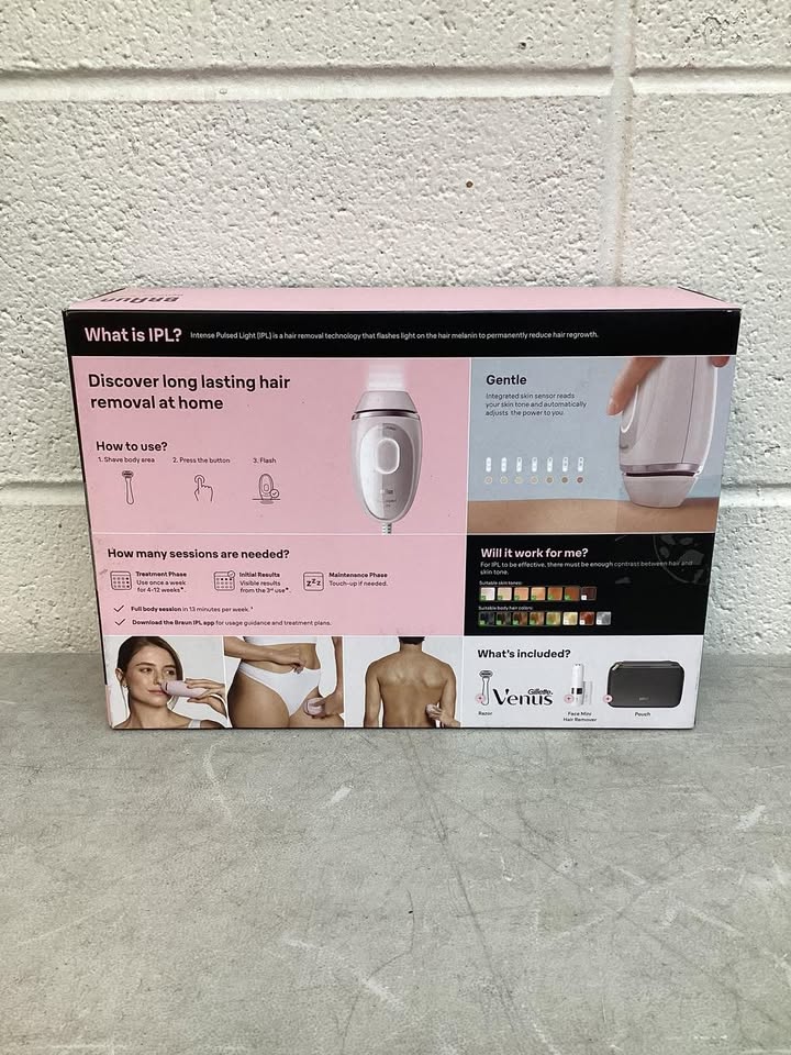 Braun IPL Silk-Expert Mini Laser, Hair Removal Kit