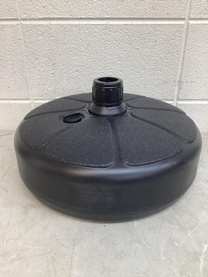 27 lbs Fillable Round Umbrella Base Stand for Yard Garden Poolside