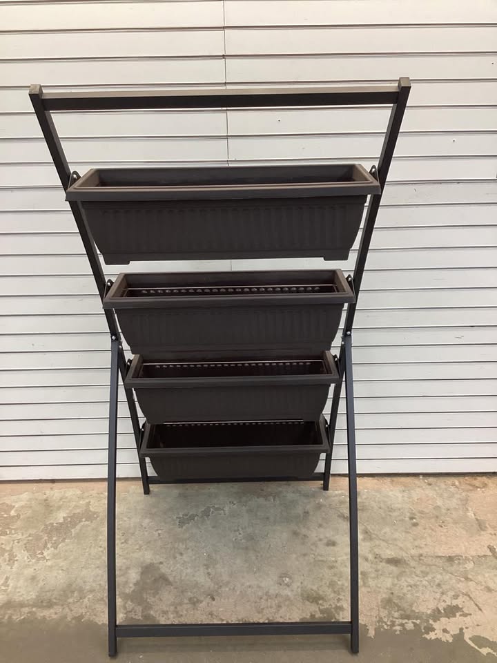 Costway 5 FT 4-Tier Vertical Raised Garden Bed Elevated Planter Box