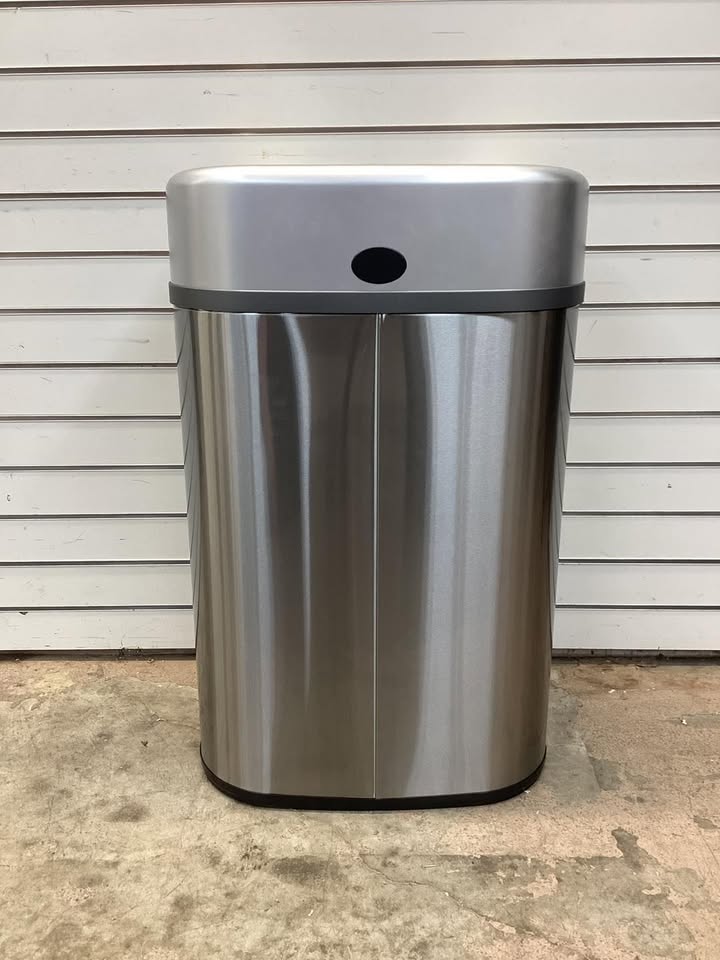 Nine Stars Sensor Trash Can, Stainless Steel 21.1 gal