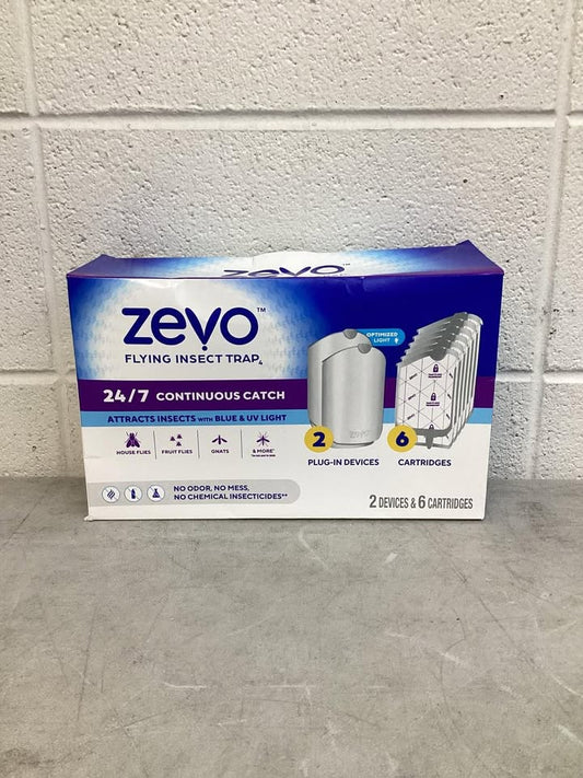 Zevo Flying Insect Trap with 2 devices + 6 Refill Cartridges