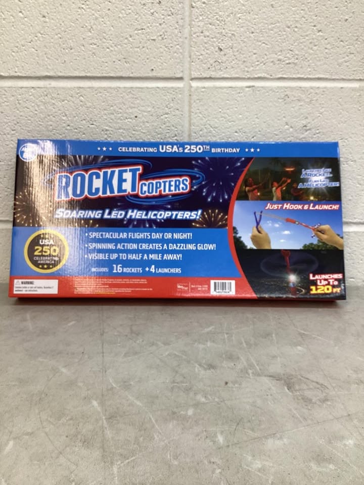 Rocket Copter 250th Anniversary Limited Edition, 16 Copters with 4 Launchers