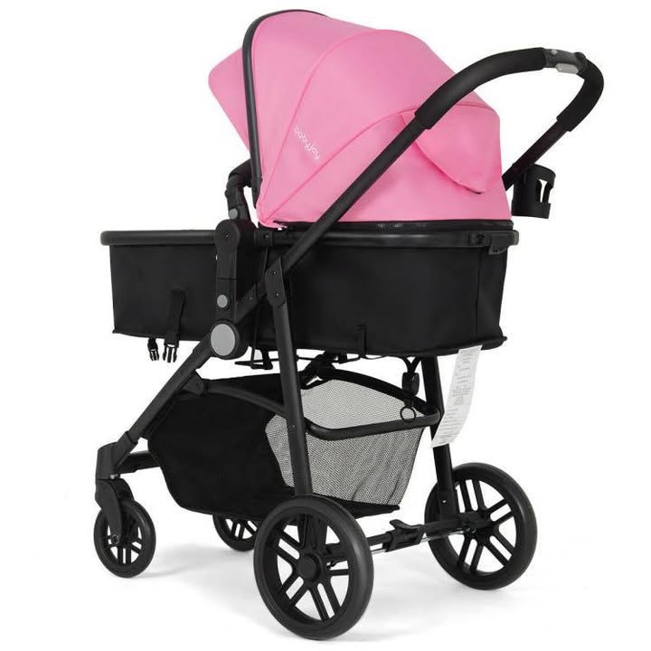 Costway 2-in-1 Foldable Pushchair Newborn Infant Baby Stroller