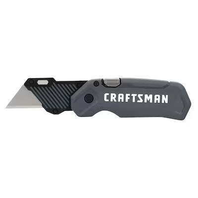 CRAFTSMAN Gray 3/4-in 1 -Blade Folding Utility Knife