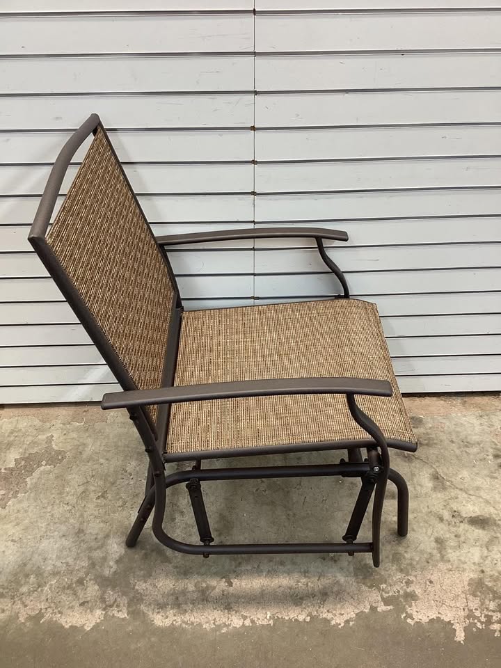 Patio Swing Single Glider Chair Rocking Seating