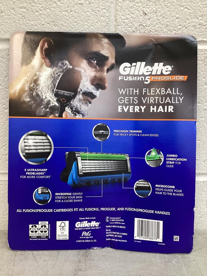 Gillette Fusion5 ProGlide Men's Razor, 1 Handle + 13 Cartridges