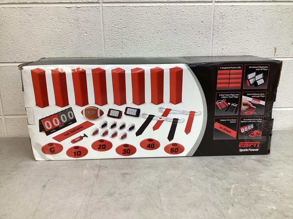 ESPN Football Stadium Experience, Complete “Game Ready” Flag Football Set