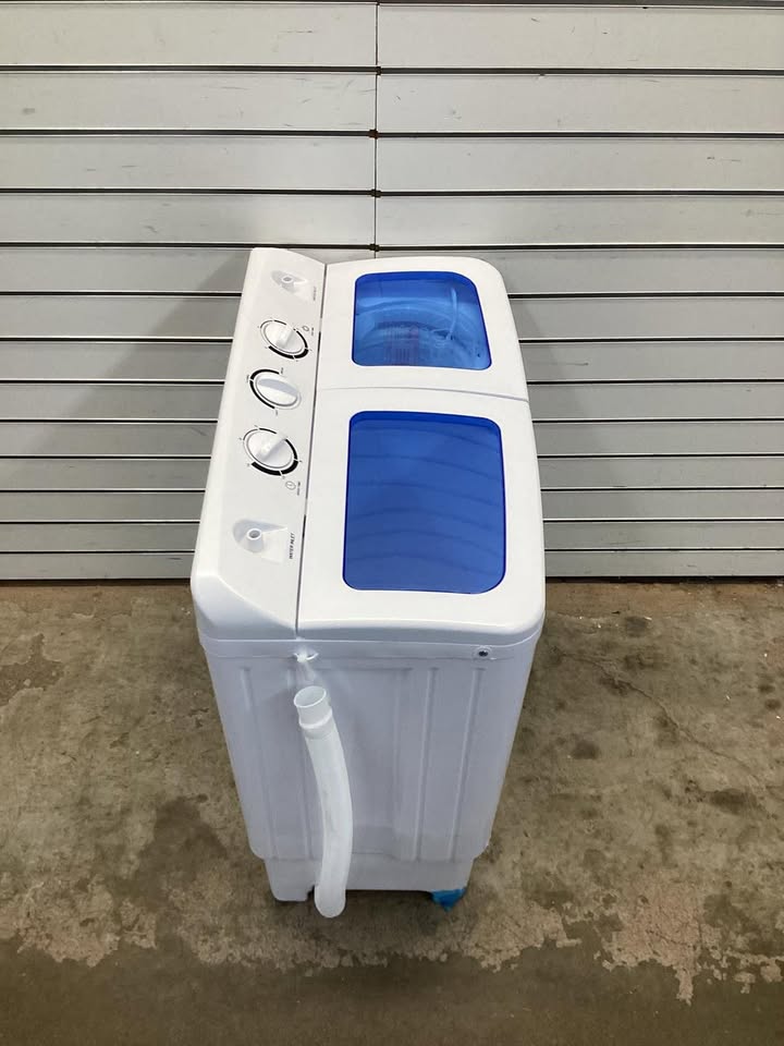 8-12lbs Compact Twin Tub Washing Machine for Home Use