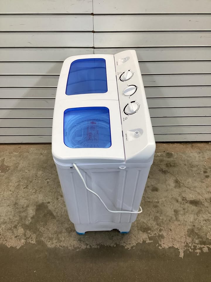 8-12lbs Compact Twin Tub Washing Machine for Home Use