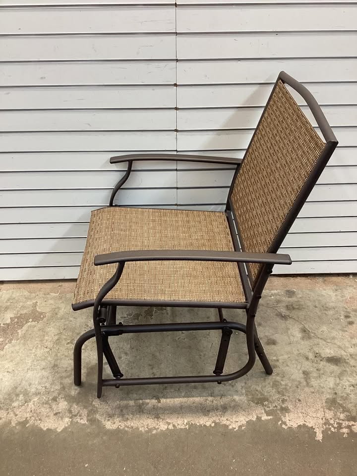 Patio Swing Single Glider Chair Rocking Seating