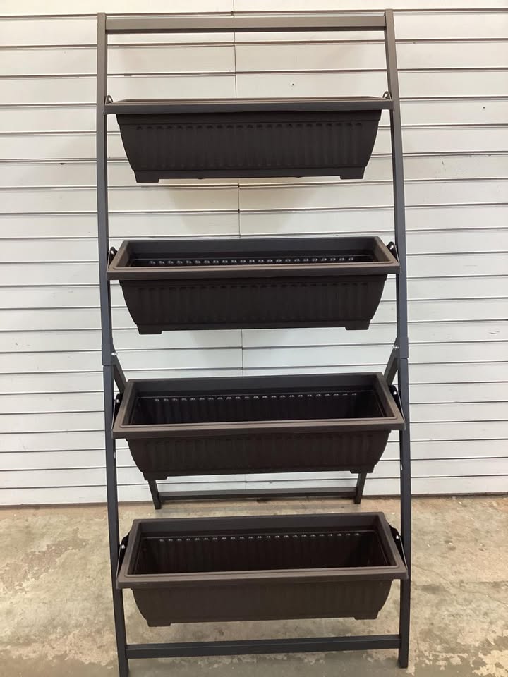 Costway 5 FT 4-Tier Vertical Raised Garden Bed Elevated Planter Box
