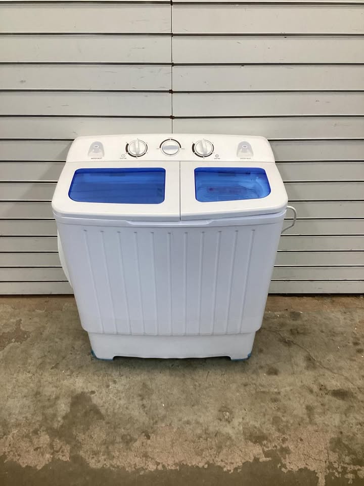 8-12lbs Compact Twin Tub Washing Machine for Home Use