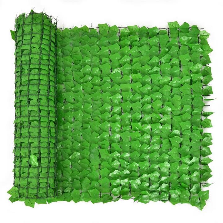 Costway 118 x 39 Inch Realistic Artificial Ivy Privacy Fence for Fence and Vine Decor