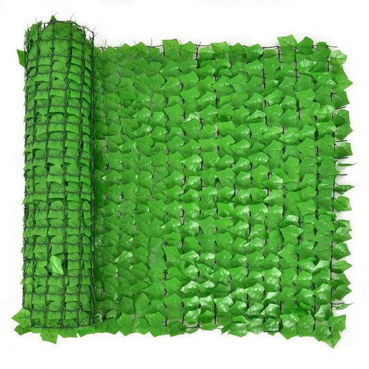 Costway 118 x 39 Inch Realistic Artificial Ivy Privacy Fence for Fence and Vine Decor