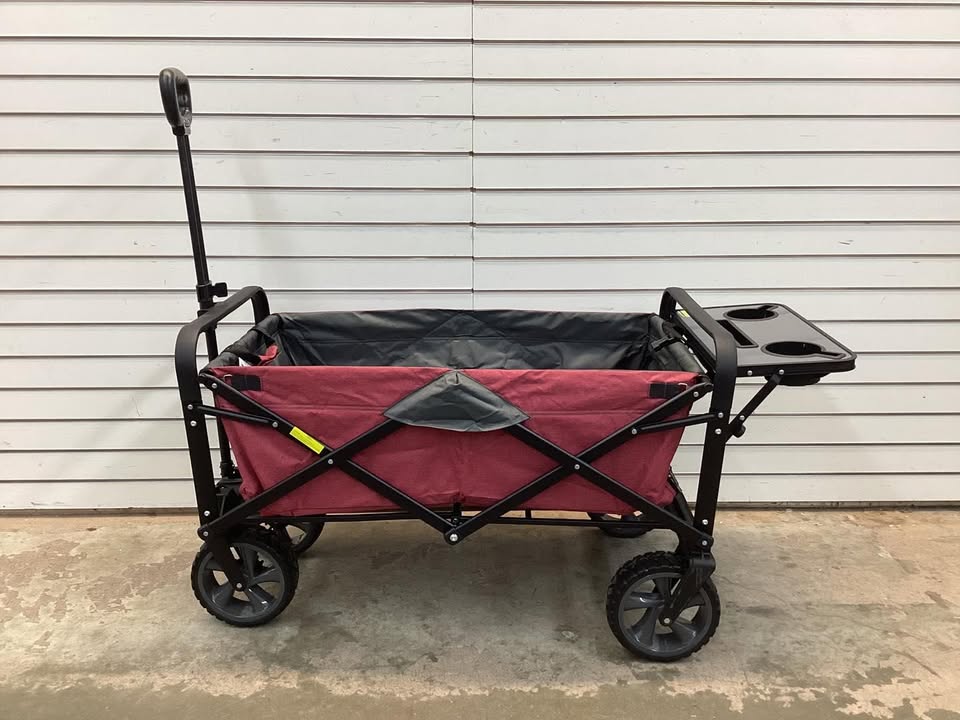 Mac Sports Folding Wagon with Tailgate and Table