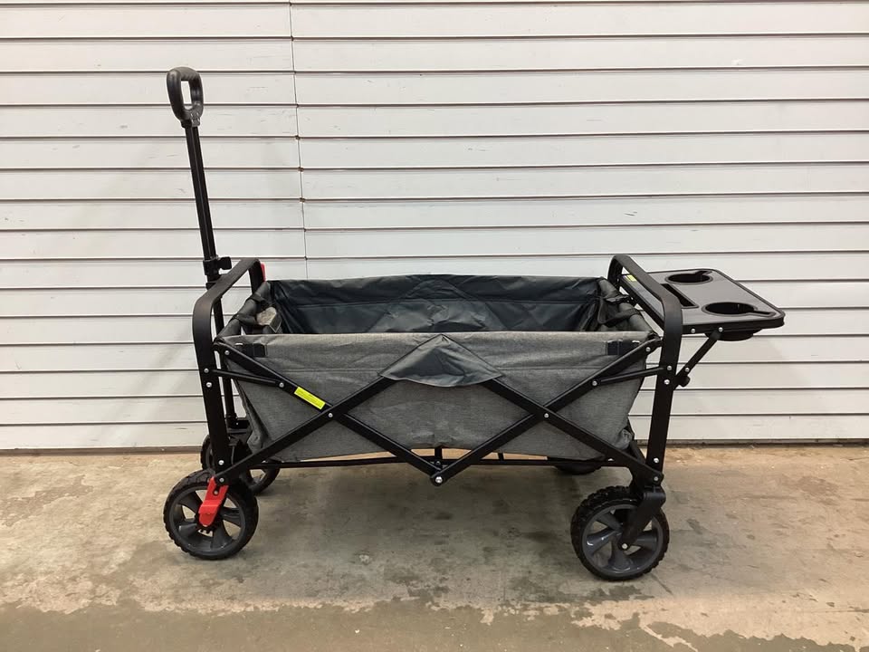 Mac Sports Folding Wagon with Tailgate and Table
