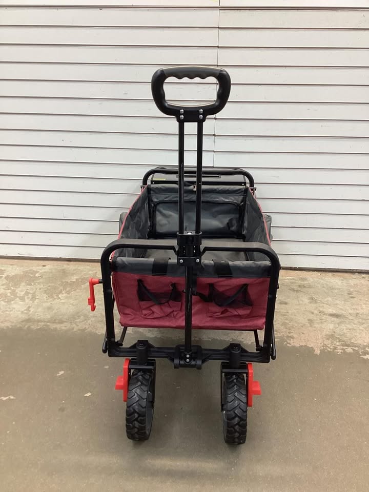 Mac Sports Folding Wagon with Tailgate and Table