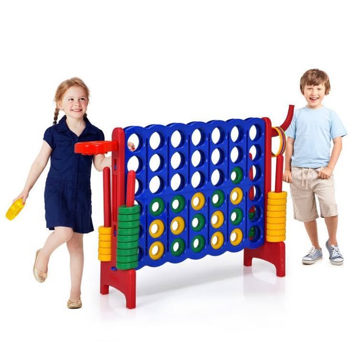 Costway 2.5 Feet 4-to-Score Giant Game Set