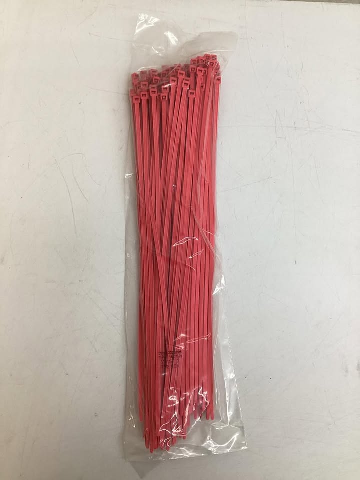 Southwire 14.6” Fluorescent Cable Ties, 100ct