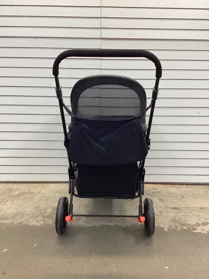 Costway Dog Stroller for Small Medium Dogs w/ Dual Entry Ramp All-Terrain Wheels