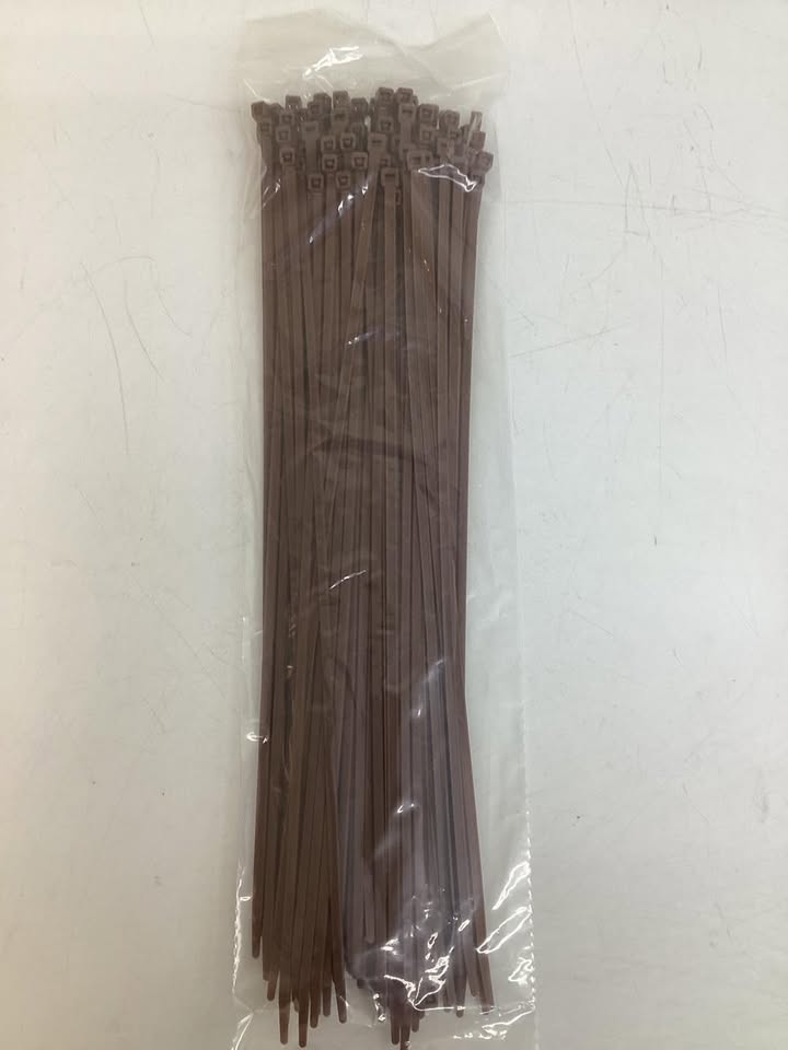 Southwire 14.6” Brown Cable Ties, 100ct
