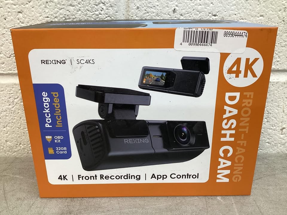 Rexing Ultra HD Car Dash Cam with Wi-Fi Bundle