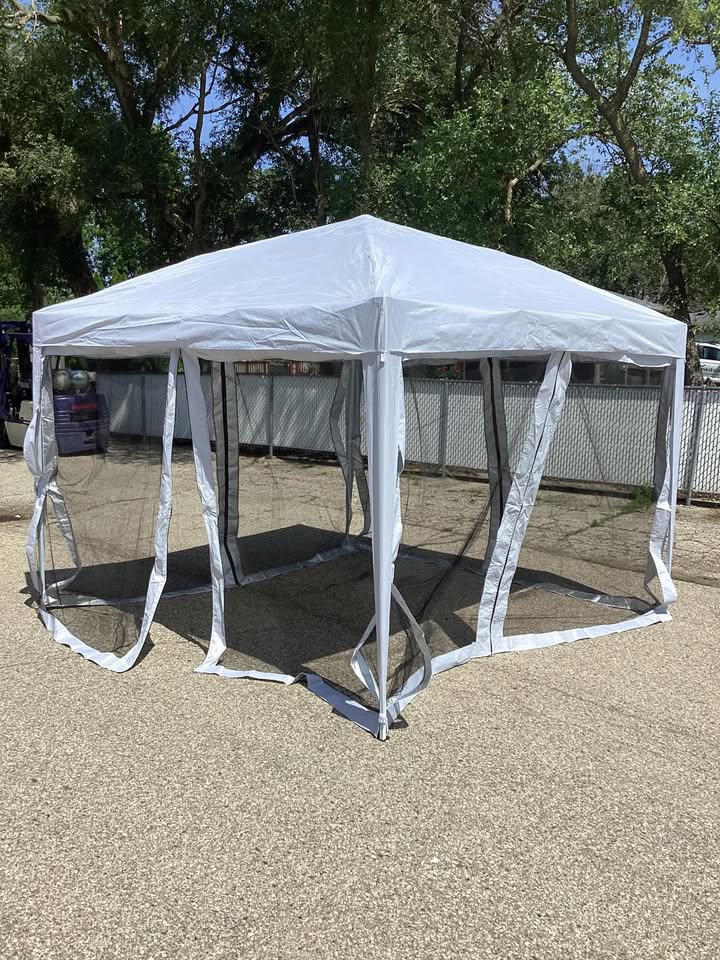 10 FT x 10 FT Pop-Up Canopy Tent Easy Setup Instant Folding Shelter