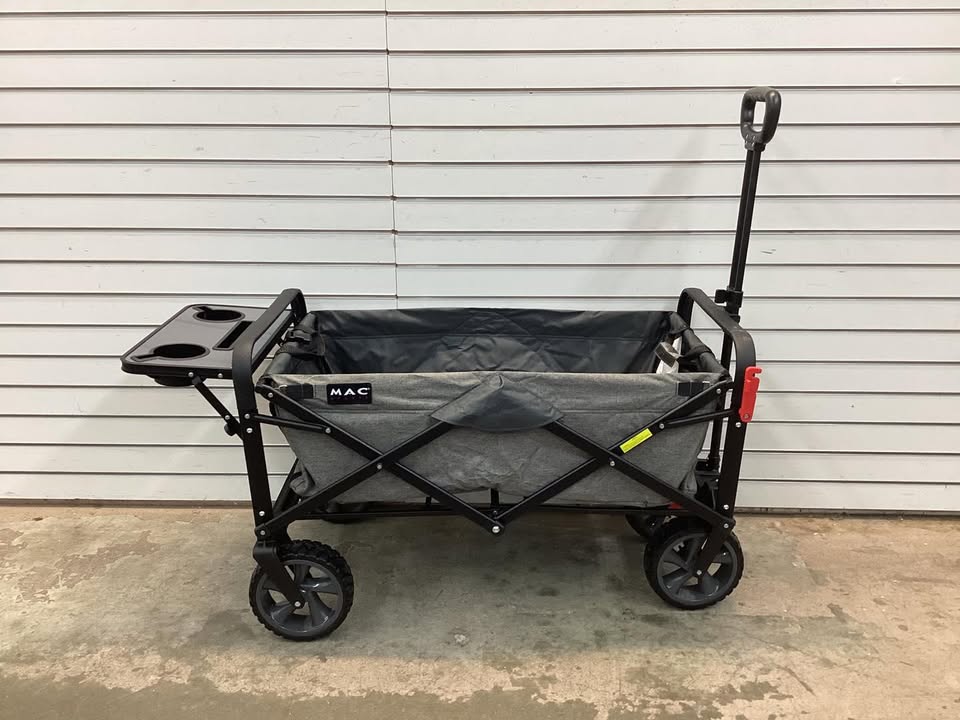 Mac Sports Folding Wagon with Tailgate and Table