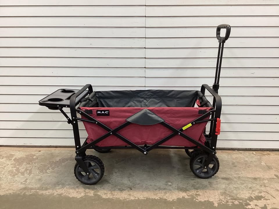 Mac Sports Folding Wagon with Tailgate and Table
