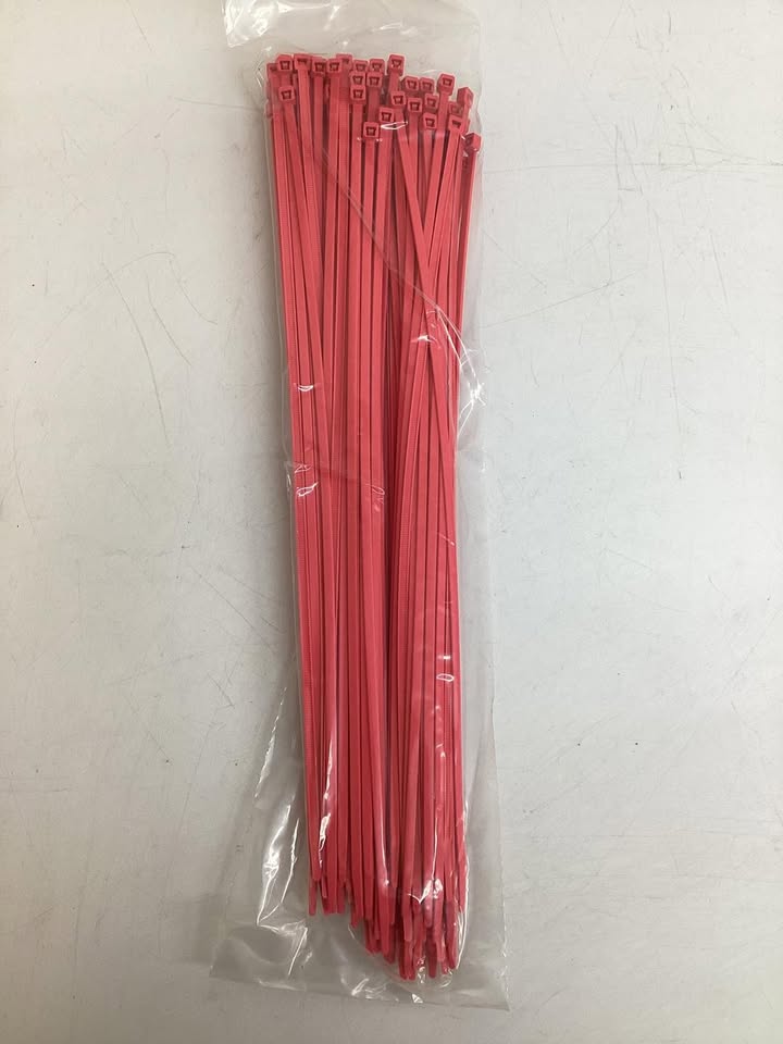 Southwire 14.6” Fluorescent Cable Ties, 100ct