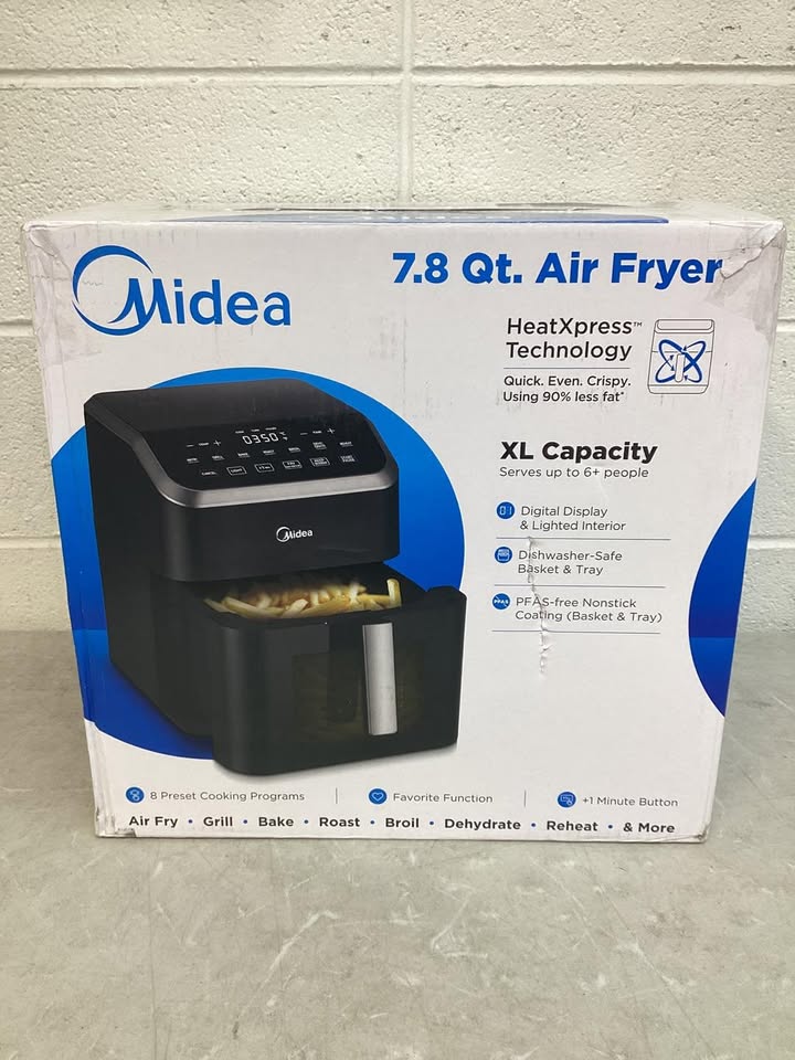 Midea HeatXpress™ 7.8 qt. Basket Air Fryer