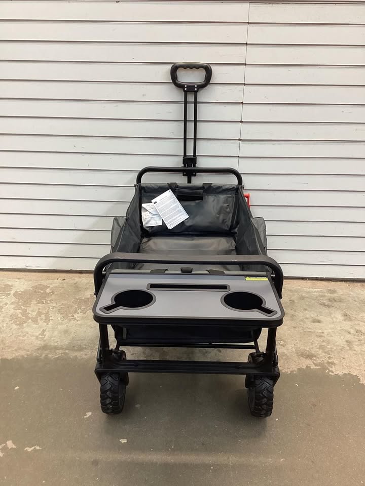 Mac Sports Folding Wagon with Tailgate and Table