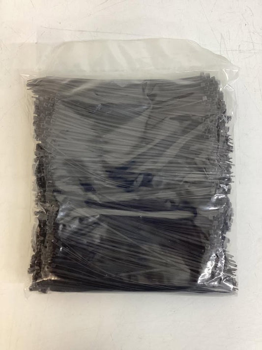 8.1” Black Cable Ties, 1000 ct.