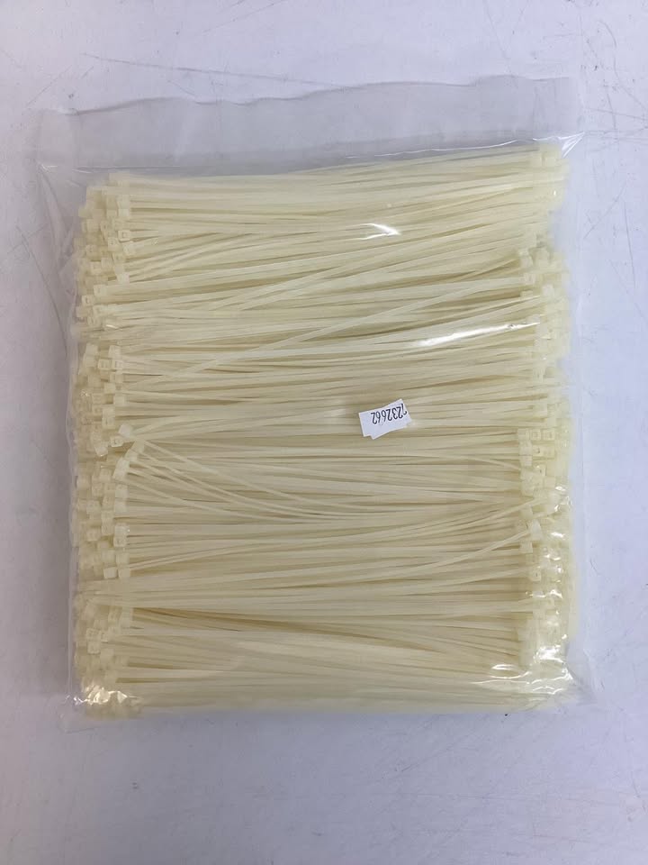 8.1” Natural Cable Ties, 1000 ct.