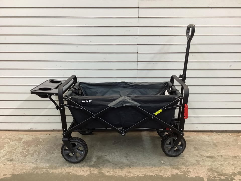 Mac Sports Folding Wagon with Tailgate and Table