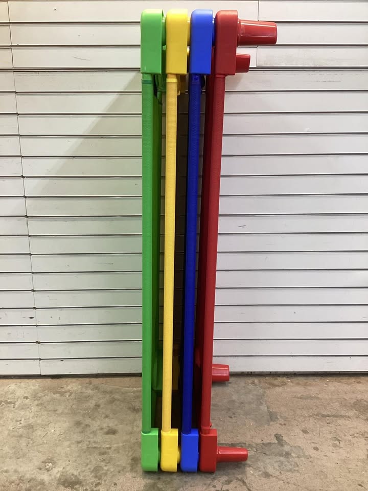 Pack of 4 Colorful Kids Stackable Naptime Cot