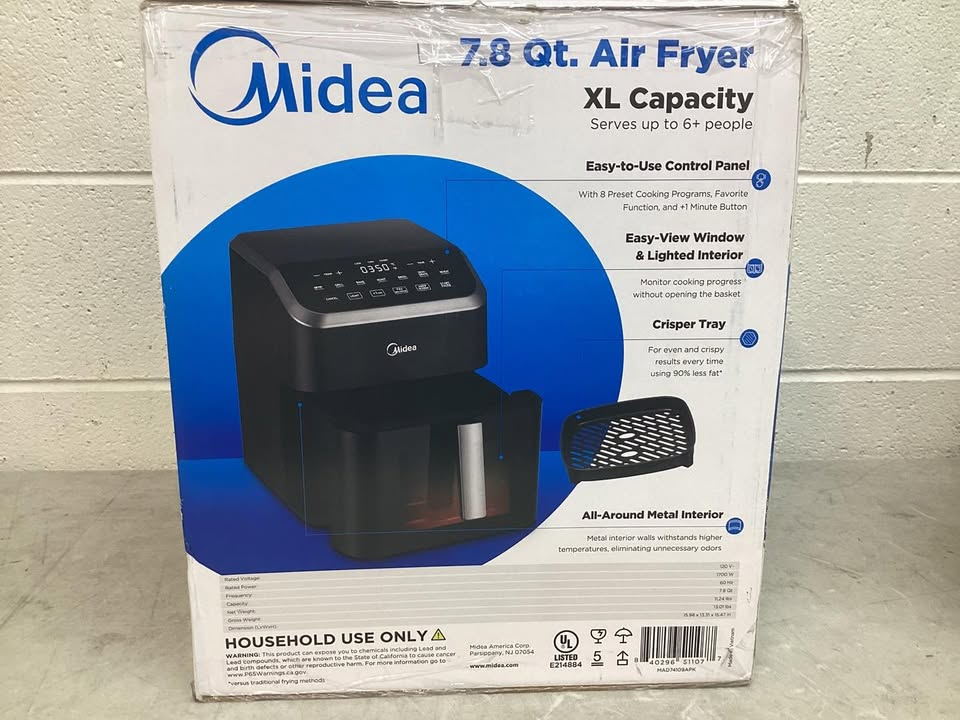 Midea HeatXpress™ 7.8 qt. Basket Air Fryer