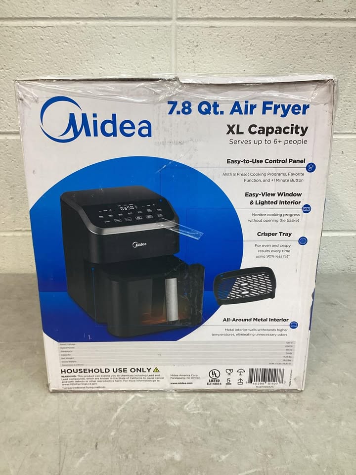 Midea HeatXpress™ 7.8 qt. Basket Air Fryer