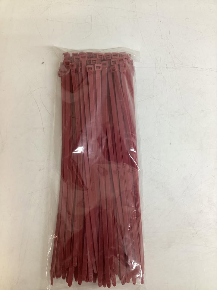 Southwire 15” Burgundy Cable Ties, 100ct