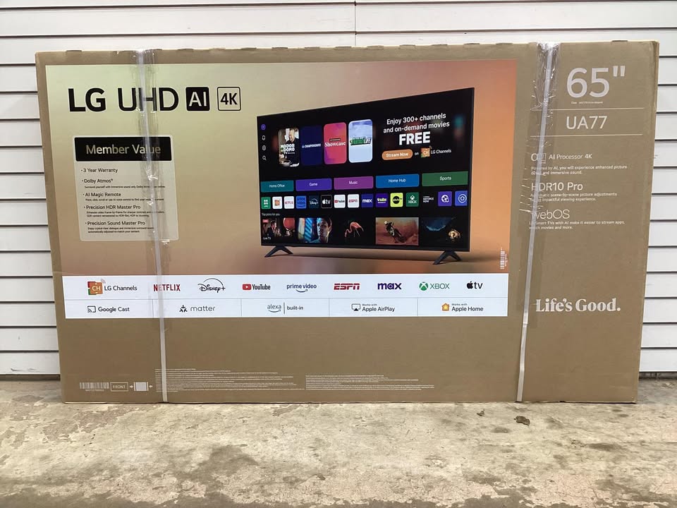 LG 65" Class UA7700 Series 4K UHD Smart TV
