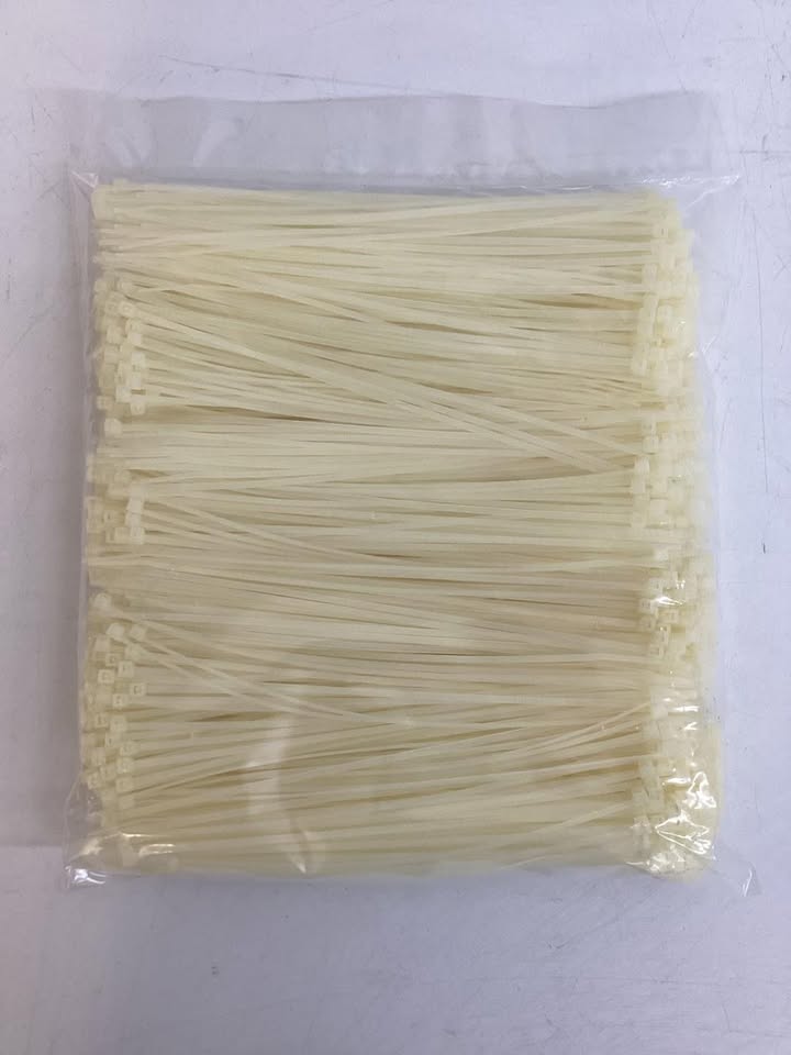 8.1” Natural Cable Ties, 1000 ct.
