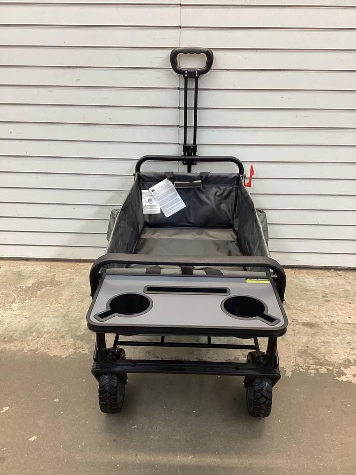Mac Sports Folding Wagon with Tailgate and Table