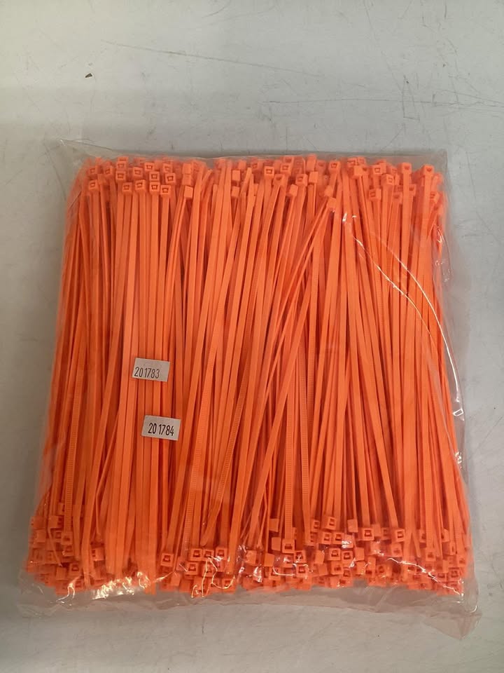 Southwire 8.7” Orange Cable Ties, 1000 pack