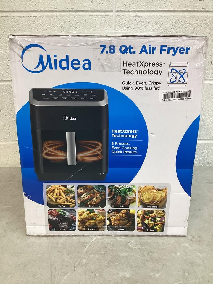 Midea HeatXpress™ 7.8 qt. Basket Air Fryer