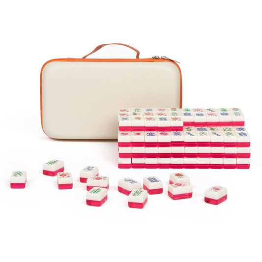 Maison Lude Mahjong Tiles - Cirquejong, 160 Tiles + Carrying Case