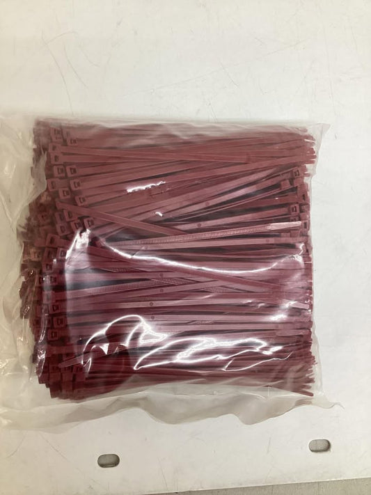 Southwire 7.6” Burgundy Cable Ties, 1000ct