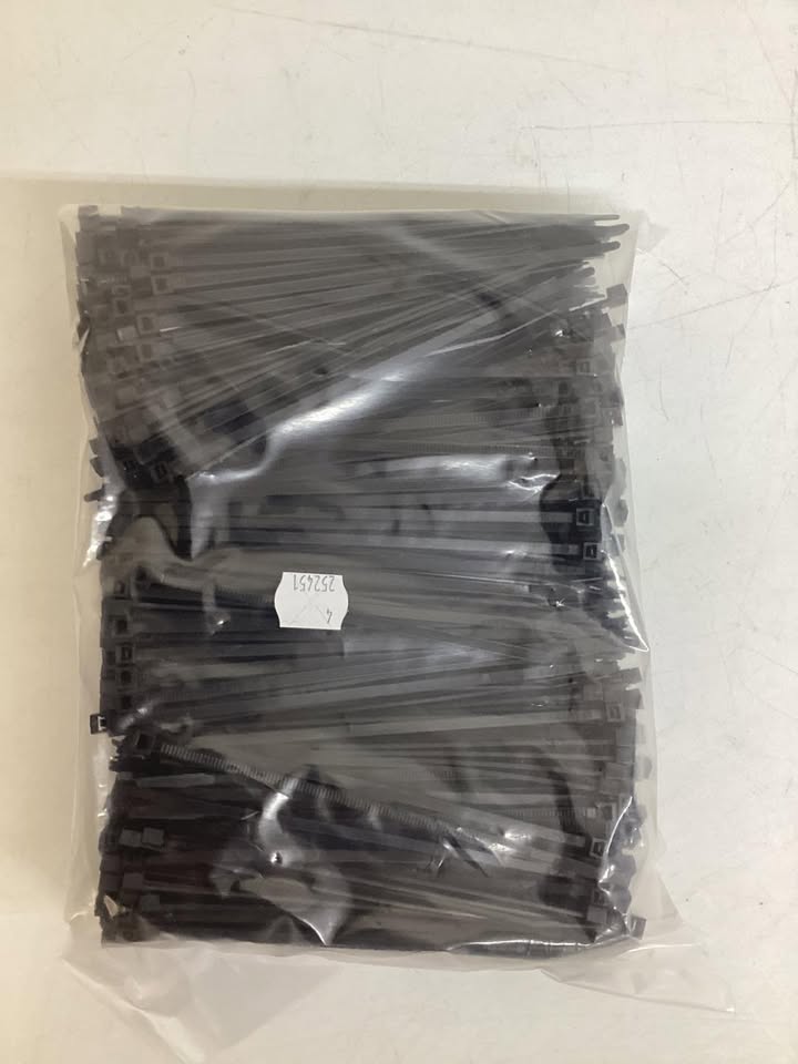 Southwire 5.7” Black Cable Ties, 1000ct