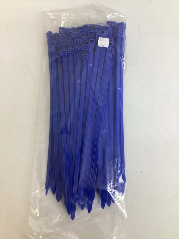 Southwire 12” Blue Cable Ties, 100 ct.
