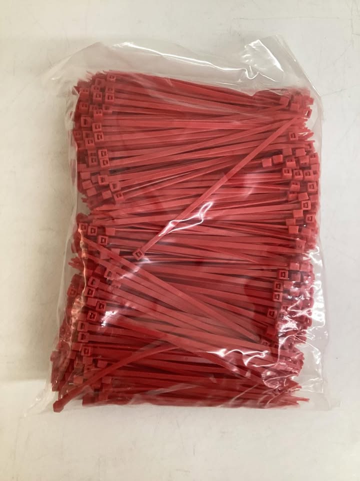 Southwire 5.7” Red Cable Ties, 1000ct